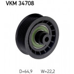 SKF Umlenk-/Führungsrolle, Keilrippenriemen